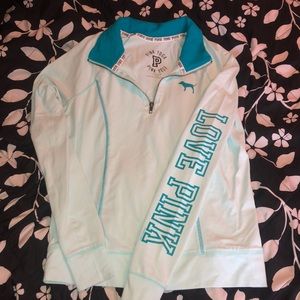 PINK VICTORIA SECRET Quarter Zip